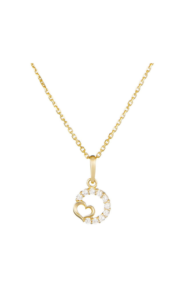 Pendentif Nina - Or jaune 375/1000 & zirconium