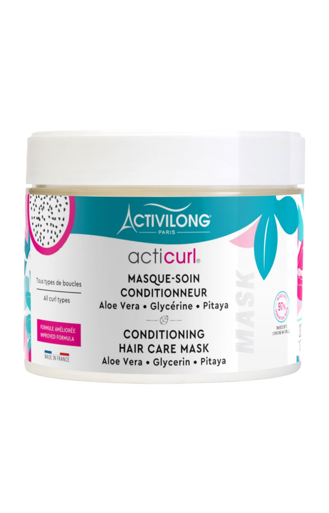 Masque soin - Aloe vera & fruit du dragon - Cheveux bouclés - 300 ml