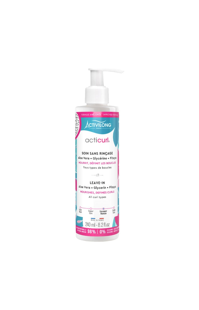 Soin sans rinçage - Aloe vera & fruit du dragon - Cheveux bouclés - 240 ml