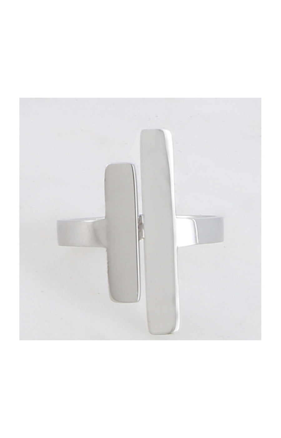 Bague ajustable - Acier inoxydable argenté