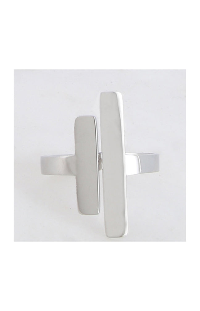 Bague ajustable - Acier inoxydable argenté