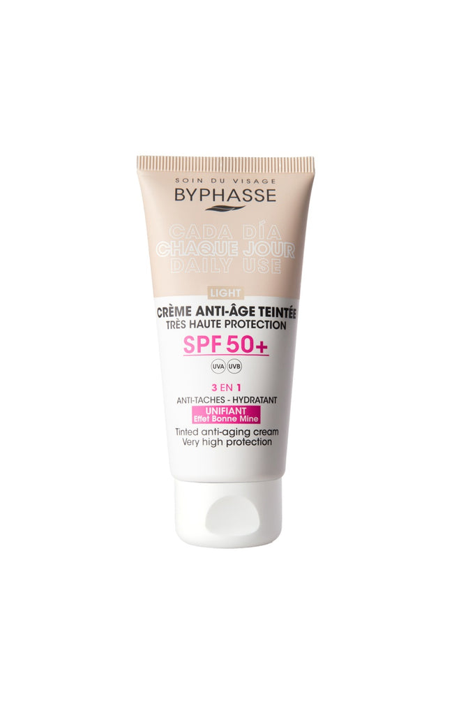 Crème anti-âge teintée SPF 50+ - Light - Visage