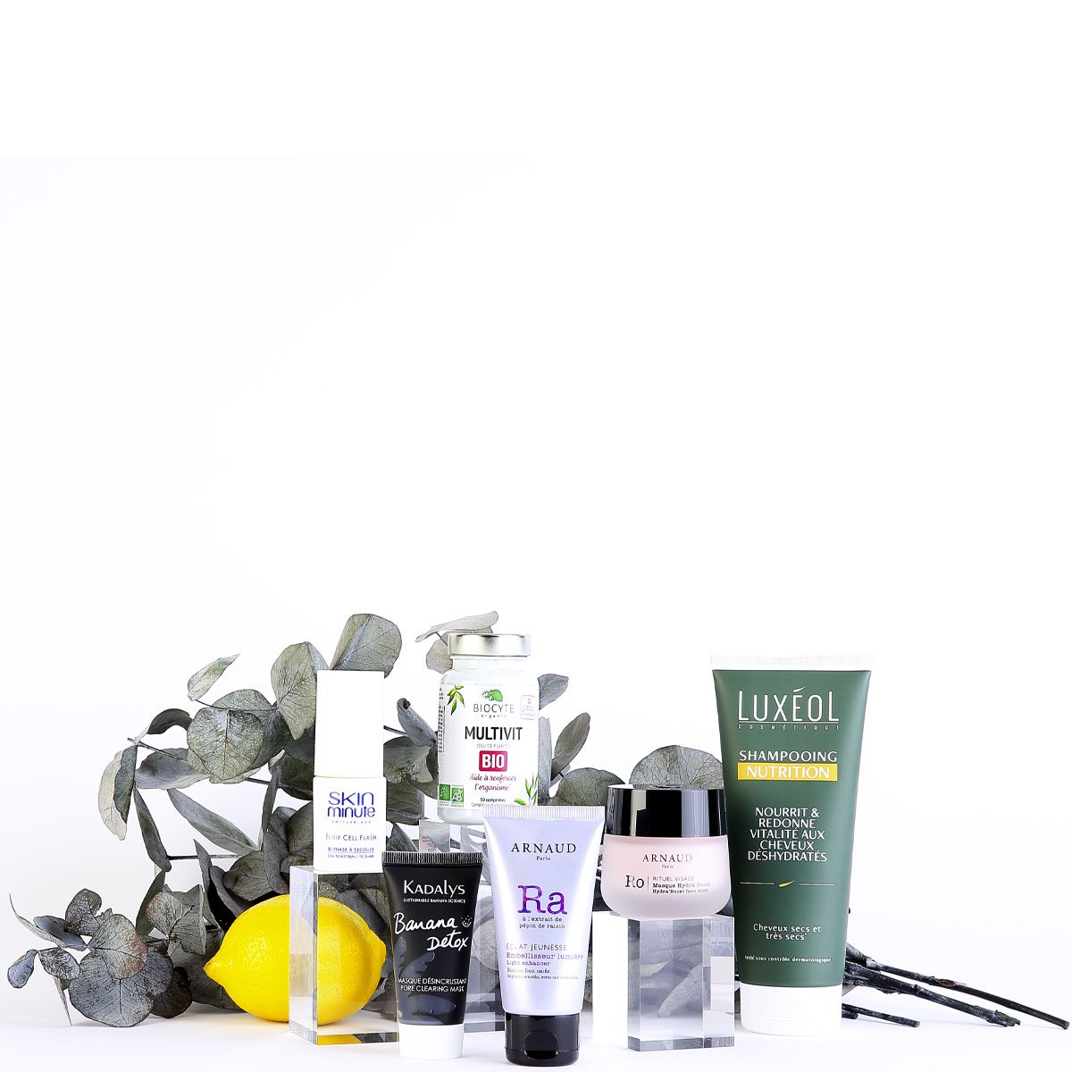 Box rituel détox - Visage & cheveux - 6 produits