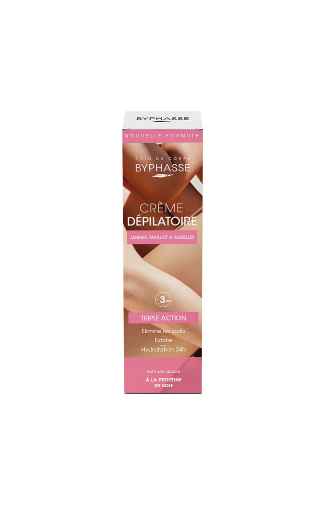 Crème dépilatoire - Protéines de soie - Corps - 125 ml