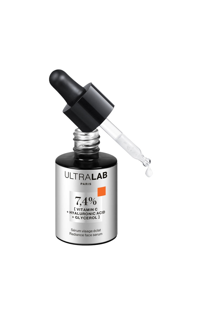Sérum éclat - 7,4%  Vitamine C, acide hyaluronique & glycérol - Visage