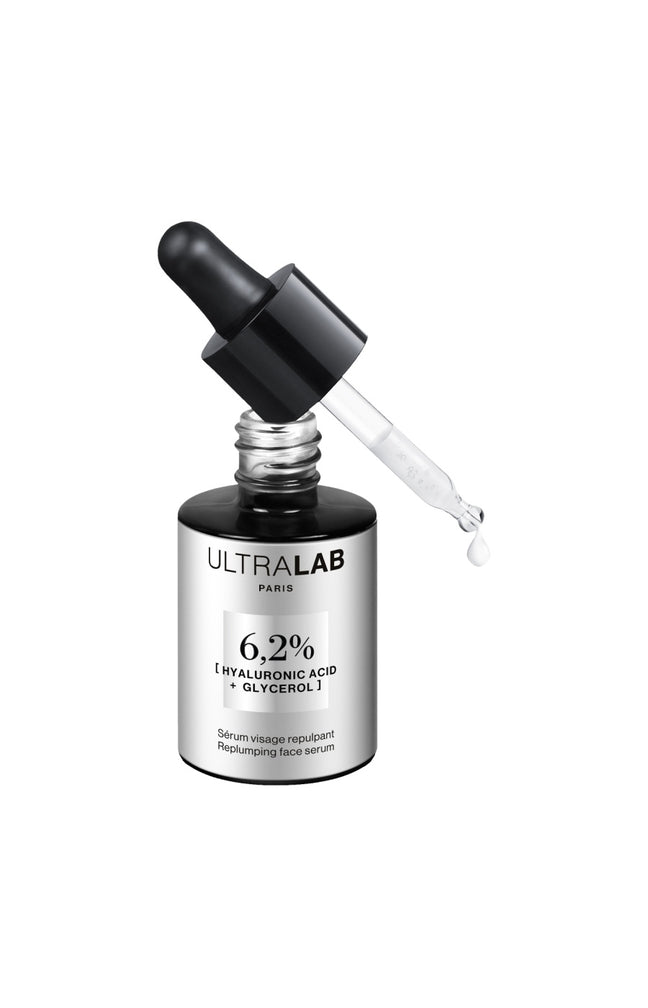 Sérum repulpant - 6,2% Acide hyaluronique & glycérol - Visage