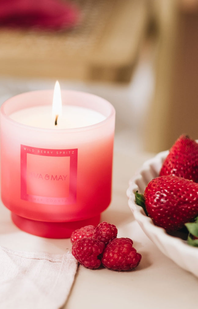 Bougie parfumée - Wild Berry Spritz - Fraise & framboise - 200 g