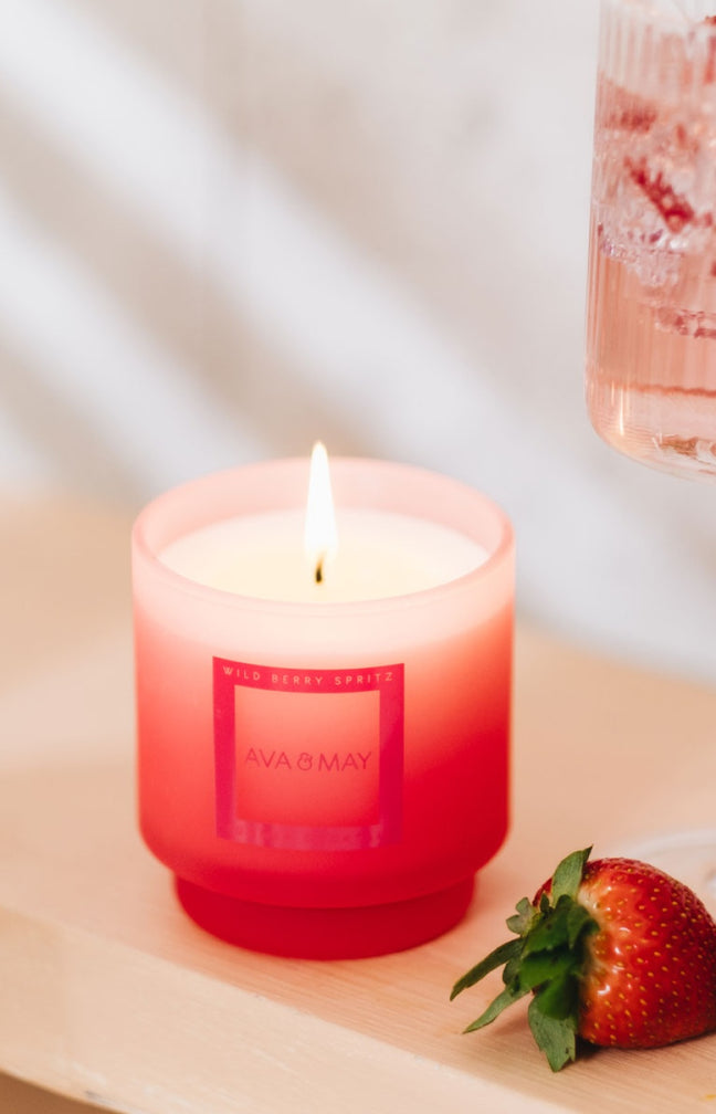 Bougie parfumée - Wild Berry Spritz - Fraise & framboise - 200 g