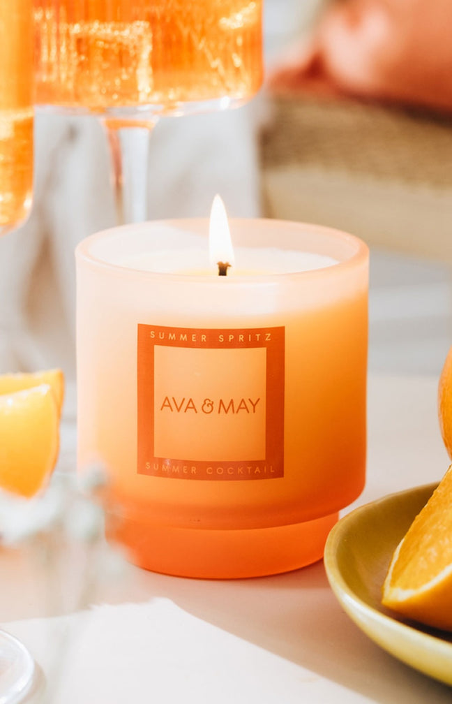 Bougie parfumée - Summer Spritz - Orange & vanille - 200 g