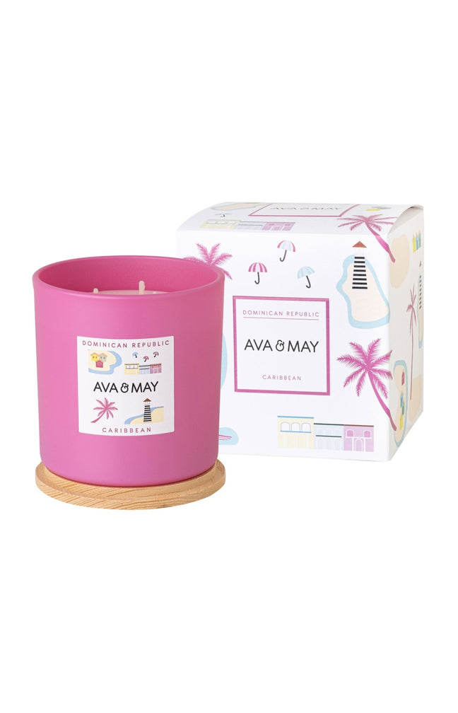 Bougie parfumée - République Dominicaine - Fève de tonka & noix de coco- 380 g