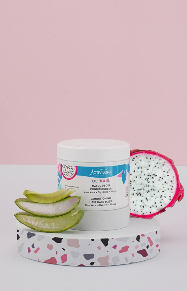 Masque soin - Aloe vera & fruit du dragon - Cheveux bouclés - 300 ml