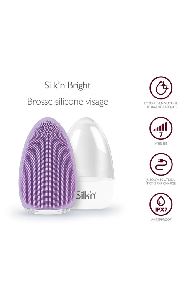 Brosse nettoyante en silicone - Brigh - Visage