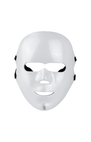 Masque de luminothérapie LED - 7 couleurs - Visage - Blanc