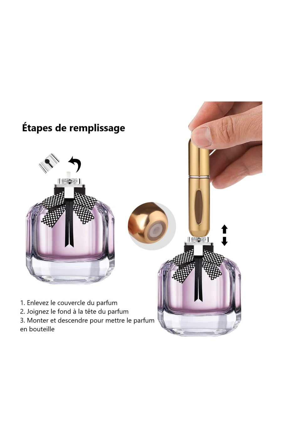 Vaporisateur de sac - Doré - 5 ml