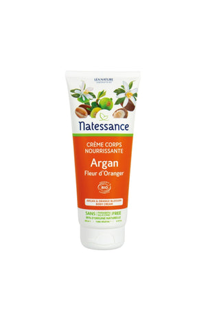 Crème corps nourrissante bio - Argan & Fleur d'oranger - 200 ml