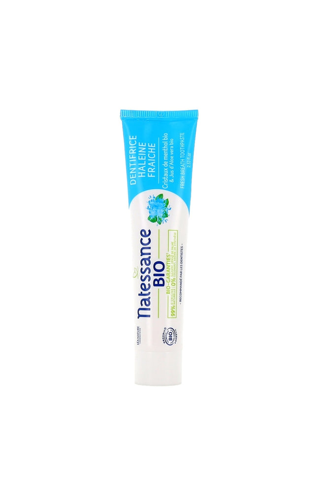 Dentifrice bio - Haleine fraîche - 75 ml