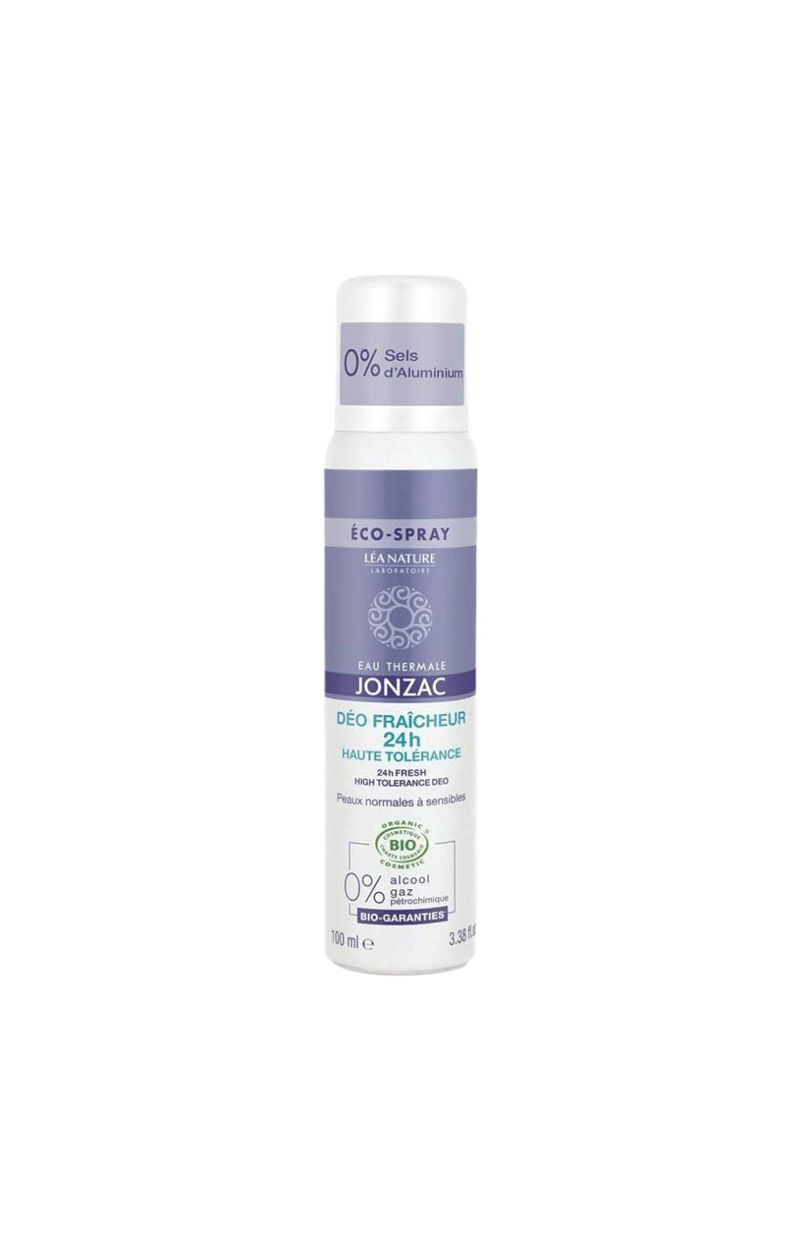 Déodorant fraîcheur 24h haute tolérance bio - Corps - 100 ml