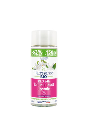 Eco-recharge déodorant bio - Jasmin - 150 ml