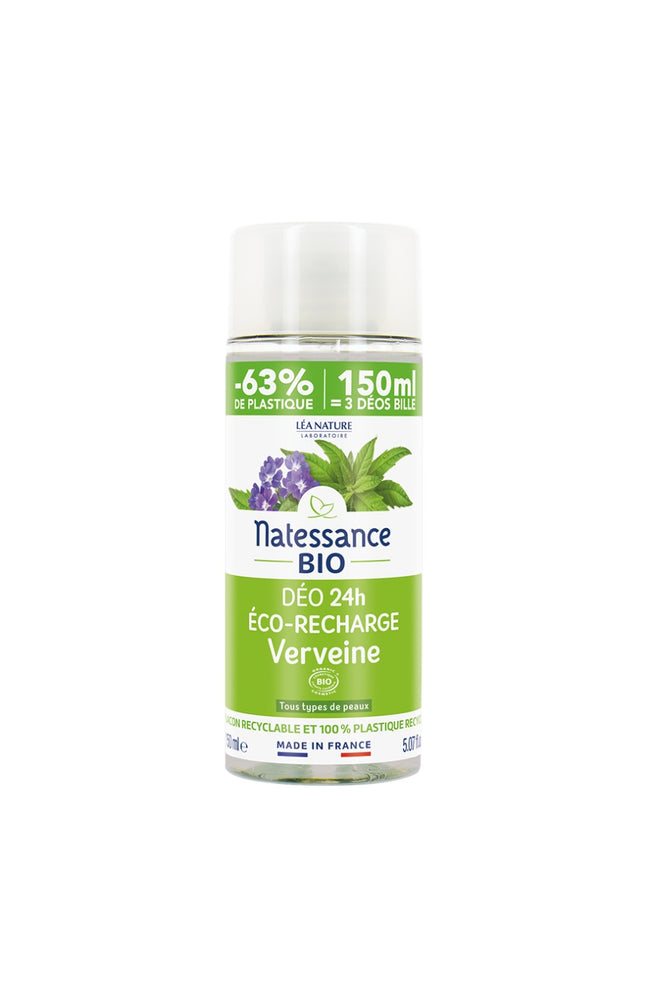 Eco-recharge déodorant bio - Verveine - 150 ml