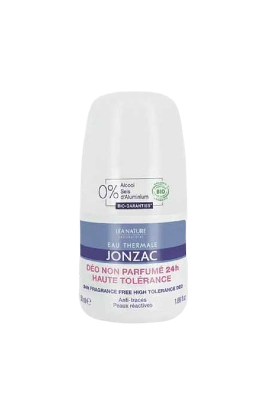 Déodorant roll-on bio 24h haute tolérance non parfumé - Corps - 50 ml