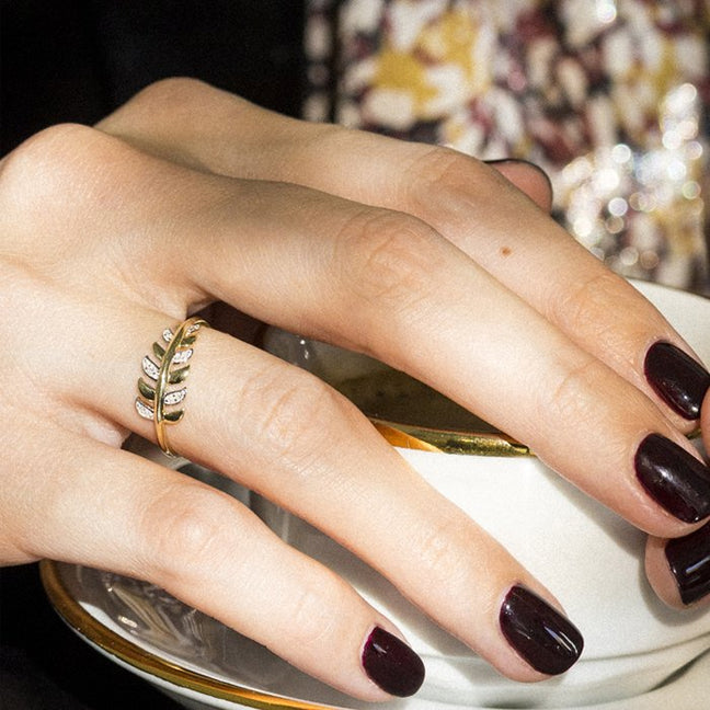 Bague Gezira - Or jaune 375/1000 & diamant