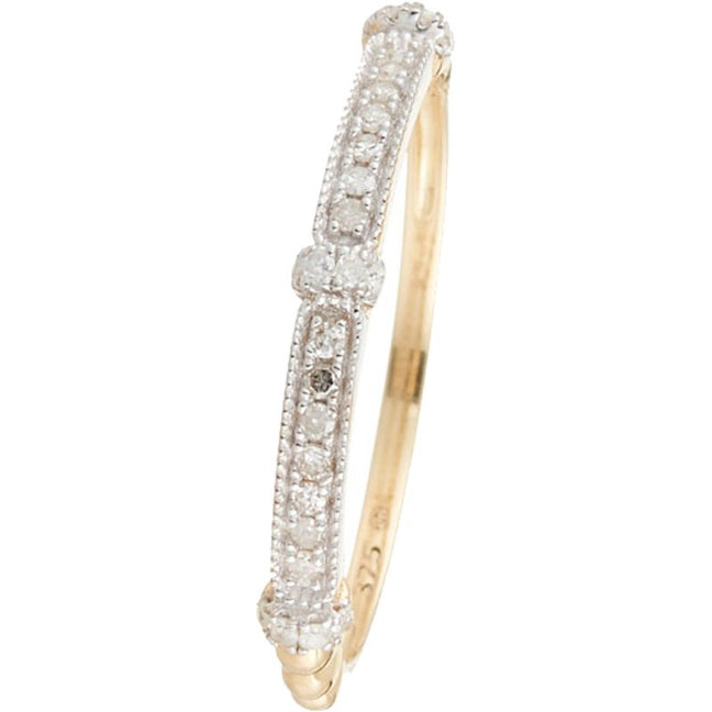 Bague Kota - Or jaune 375/1000 & diamant