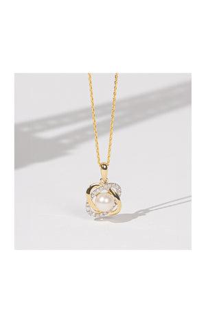 Pendentif Gostivar - Or jaune 375/1000 & perle