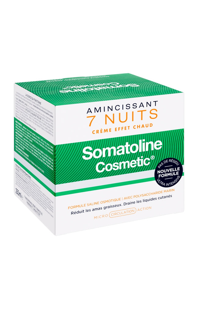 Crème amincissante chauffante - 7 nuits - Corps - 250 ml