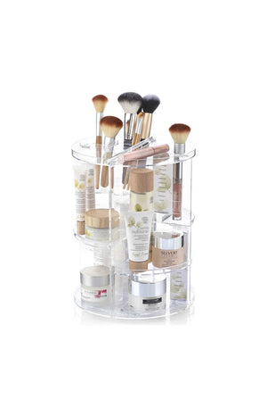Organisateur de maquillage rotatif