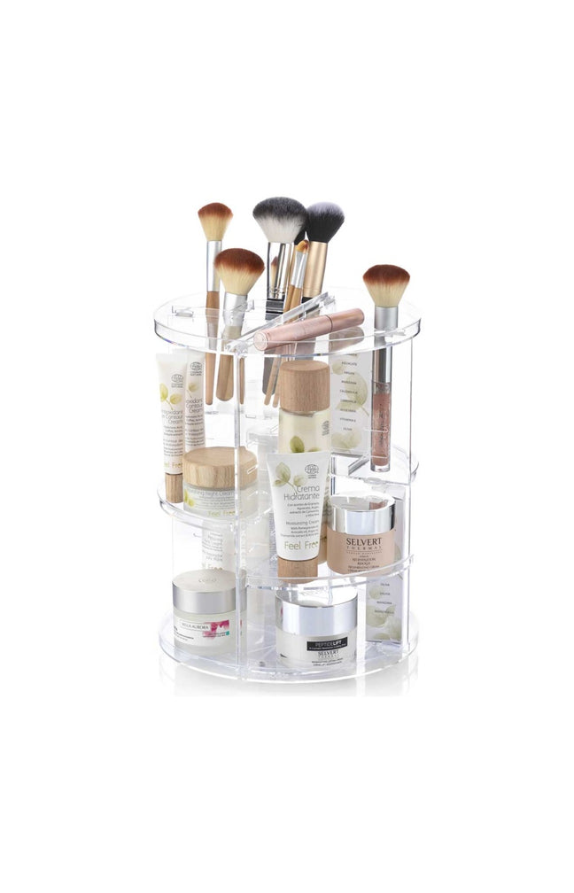 Organisateur de maquillage rotatif