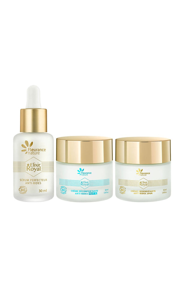 Routine anti-âge - Elixir Royal - Acide hyaluronique & collagène - Peaux matures