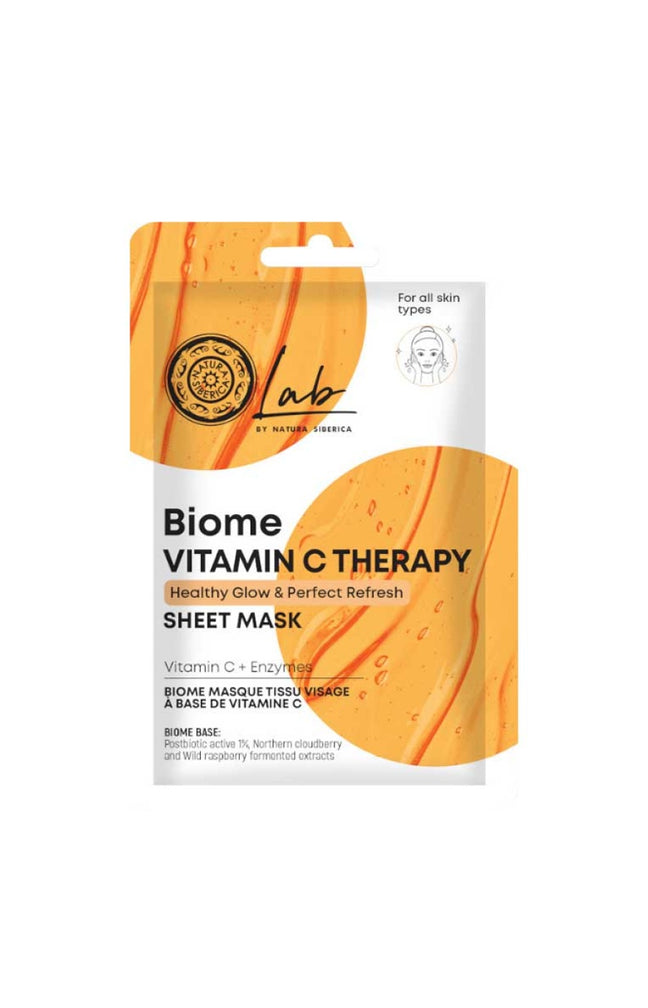 Masque en tissu hydratant & anti-âge - Vitamine C & postbiotiques