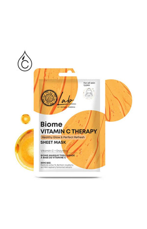 Masque en tissu hydratant & anti-âge - Vitamine C & postbiotiques