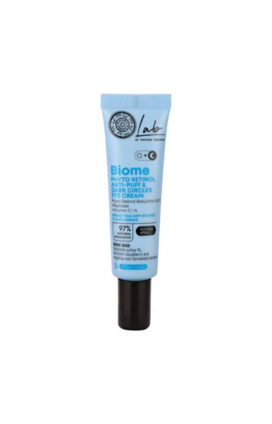 Crème contour des yeux anti-cernes & anti-poches - Rétinol vegan, peptides & vitamine C