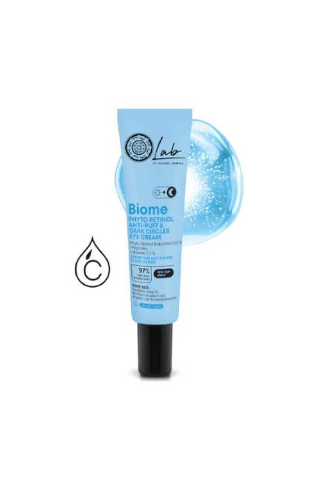 Crème contour des yeux anti-cernes & anti-poches - Rétinol vegan, peptides & vitamine C