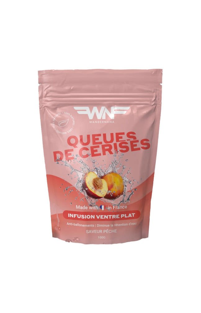 Cure drainante naturelle - Queues de cerises - Pêche - 100 g