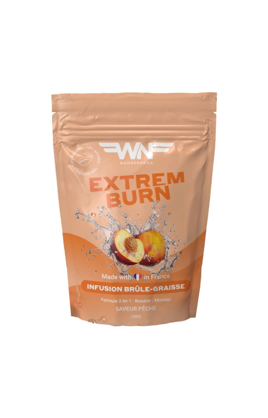 Cure brûle-graisse naturelle - Extrem Burn - Pêche - 100 g