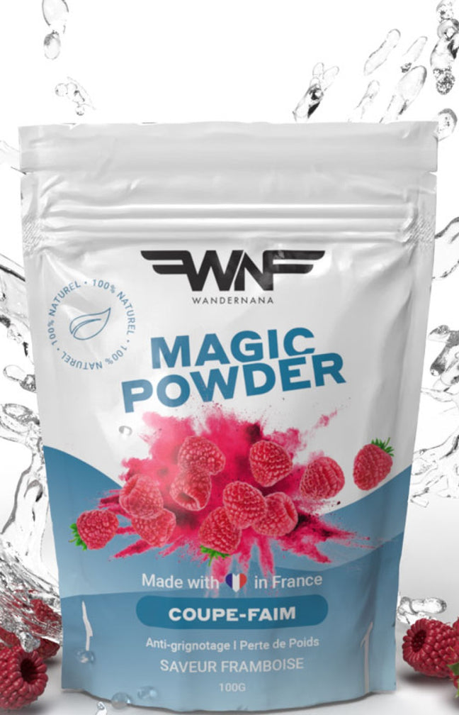 Poudre coupe faim naturelle - Magic Powder - Framboise - 300 g