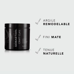 Argile modelante effet mat - Craft Clay - Cheveux courts & mi-longs - 50 g
