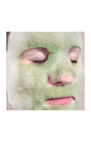 Masque en tissu moussant purifiant - Thé vert - Visage - 12 unité