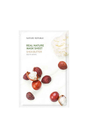 Masque en tissu hydratant - Beurre de karité - Visage - 1 unité