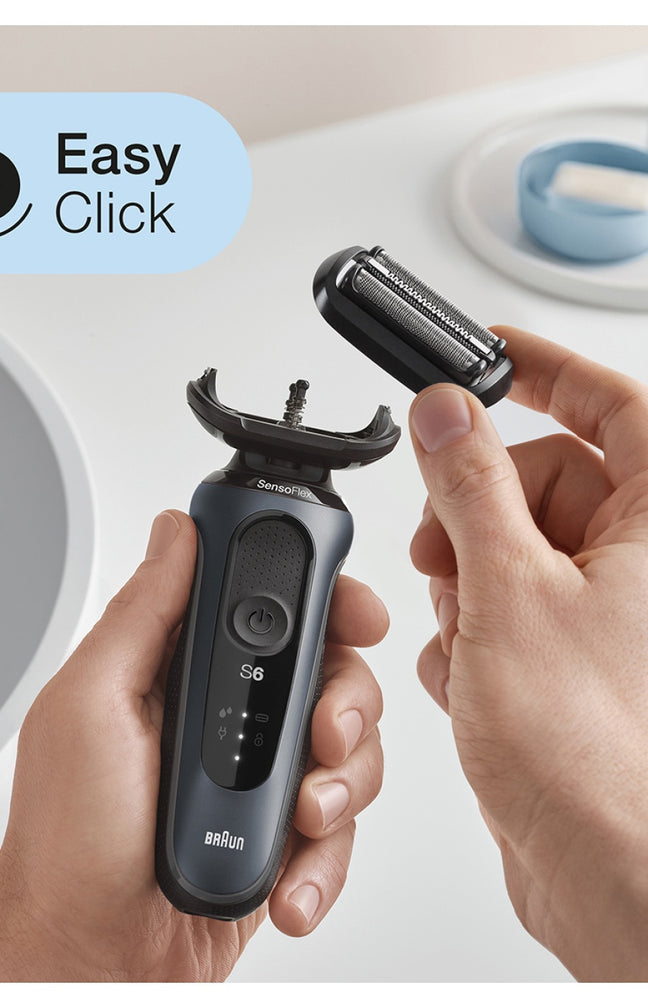 Rasoir électrique - Series 6 Senso Flex - Noir - Visage - Homme