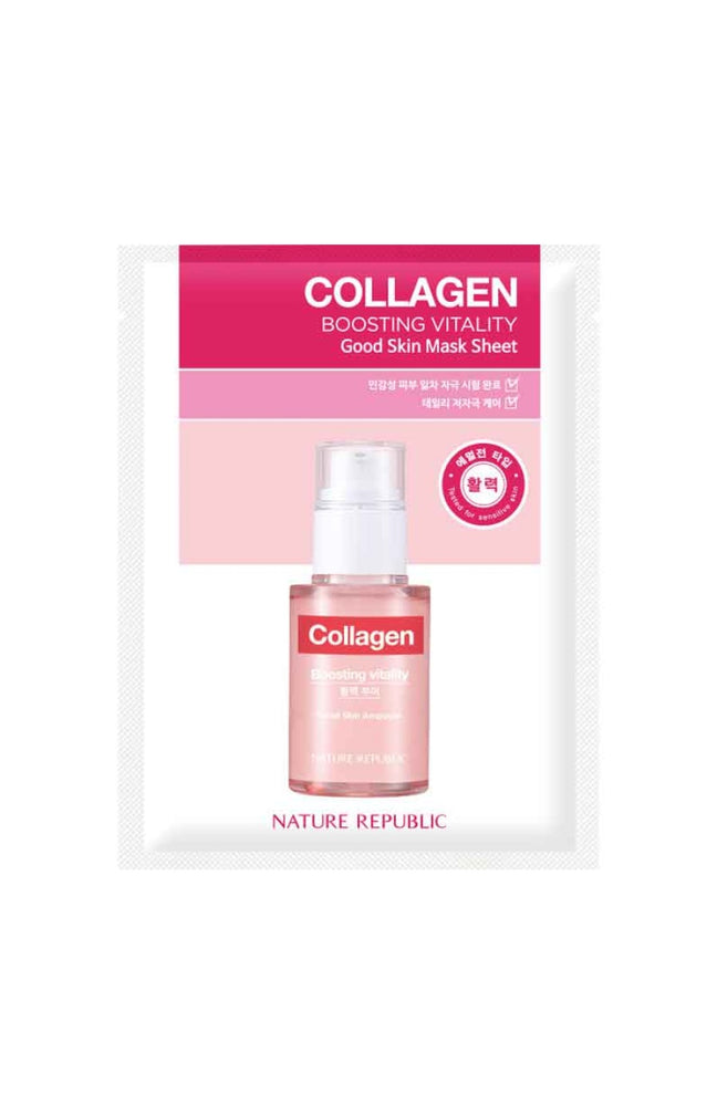 Masque en tissu - Good Skin - Collagène - Visage - 1 unité