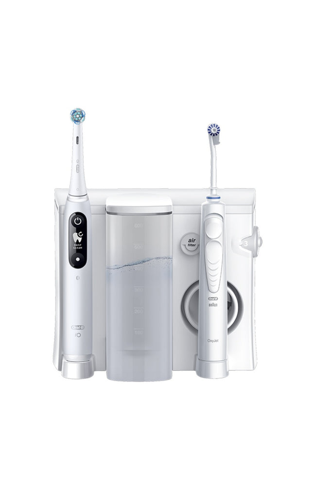 Coffret Oxyjet & brosse a dents électrique - IO6 Series - Blanc