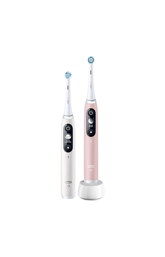 Brosses à dents électriques - iO6 - Blanc & rose
