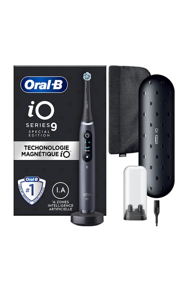Brosse à dents électrique Bluetooth - iO9 Onyx Special - New edition - Noir