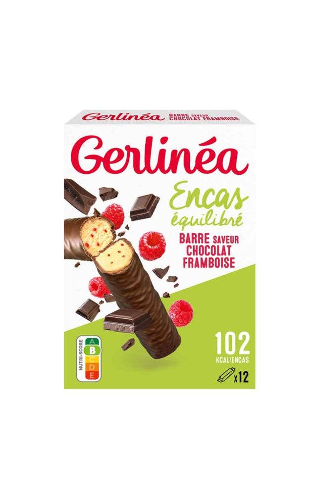 Barres hyperprotéinées - Framboise chocolat - 12 unités