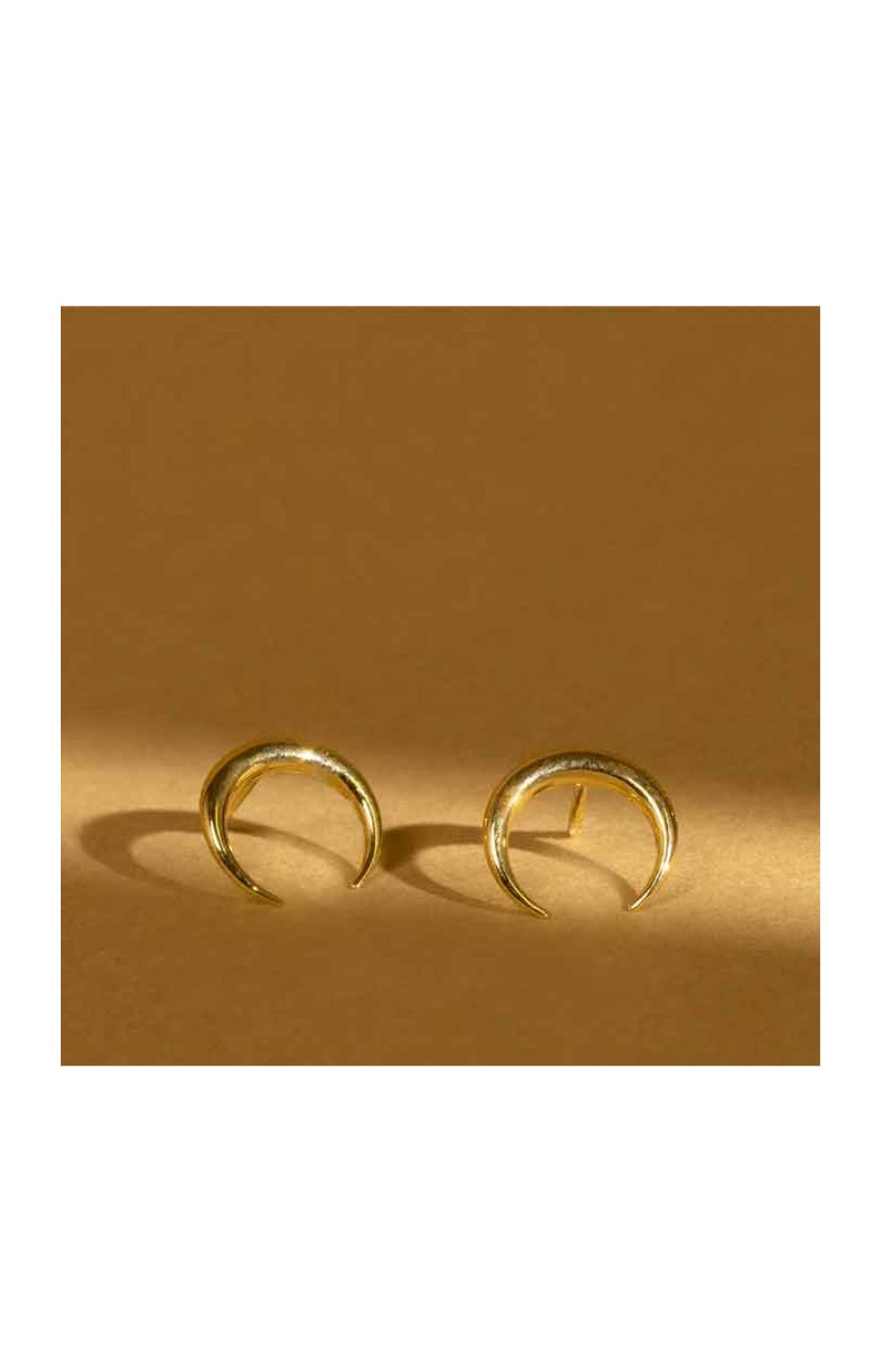 Boucles d'oreilles Demi lune - Or jaune 375/1000