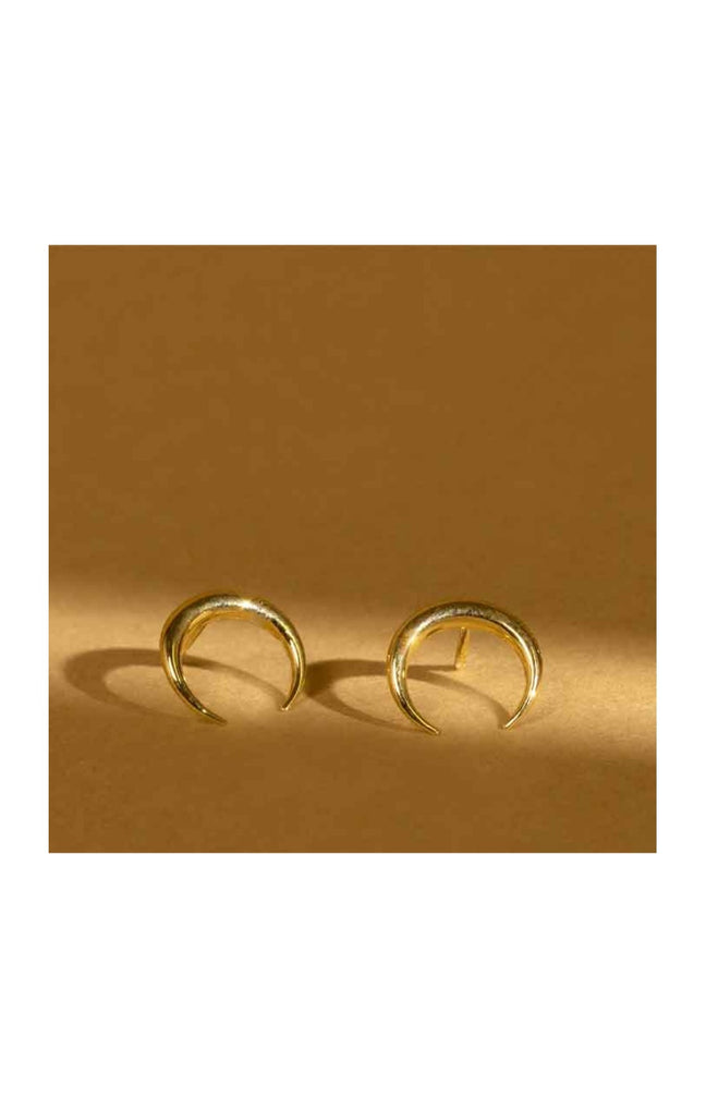 Boucles d'oreilles Demi lune - Or jaune 375/1000