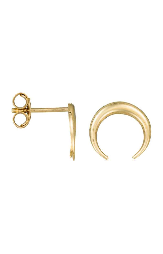 Boucles d'oreilles Demi lune - Or jaune 375/1000